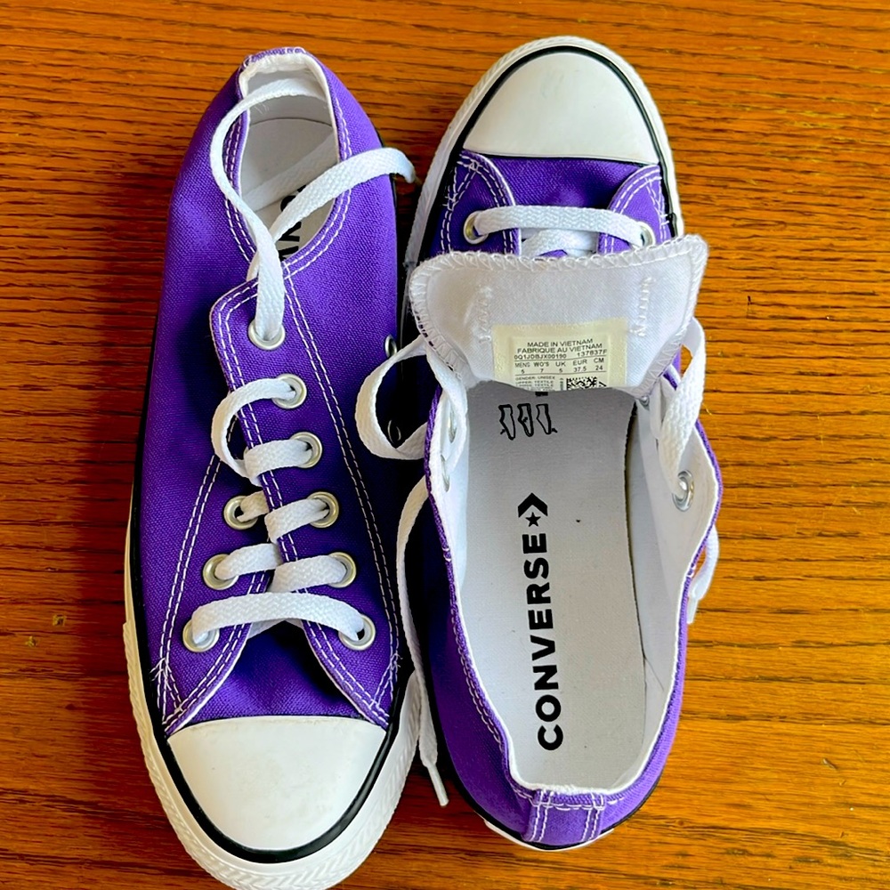 Purple converse